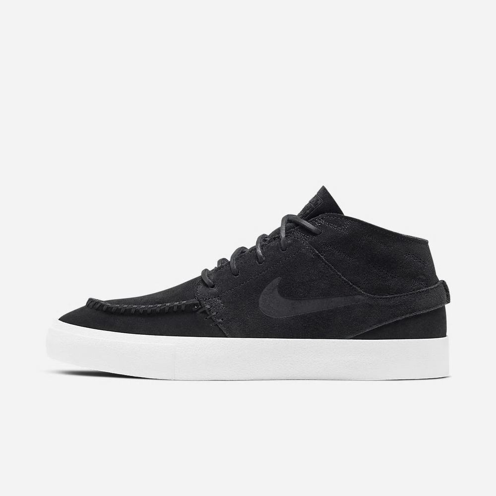 Basket Montante Nike SB Zoom Stefan Janoski Mid Crafted Noir 1672-809 Black/Pale Ivory/Black Femme | MWK-96231502